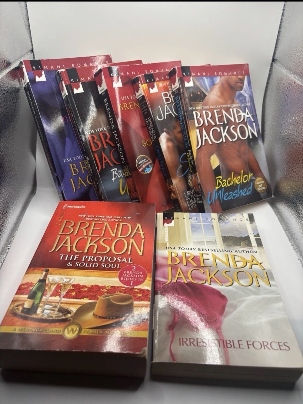 Brenda Jackson Romance Paperback Lot - Mixed Colors